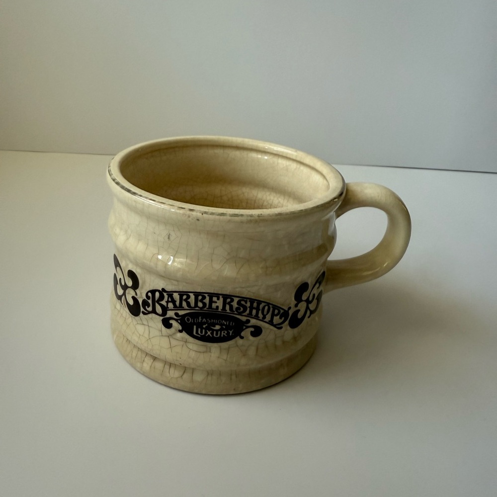 Franklin Toiletry Co Vintage Barbershop Ceramic Mug